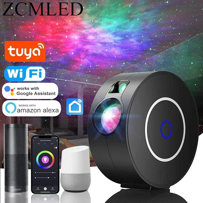 Planetarium Projector Home - Tuya WiFi inteligentny projektor Aurora gwieździste