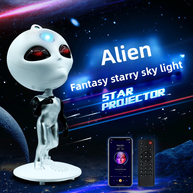 Planetarium Projector Home - Projektor Alien Galaxy Star z głośnikiem