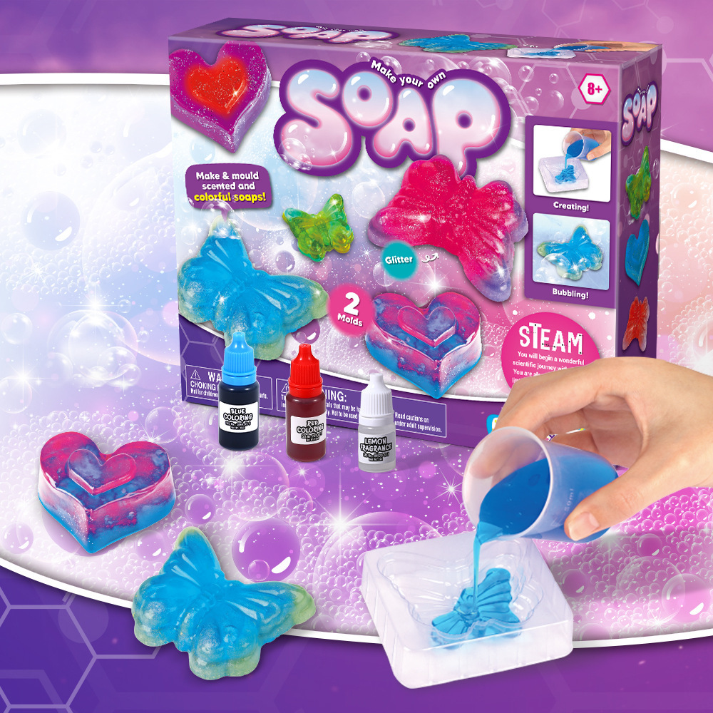Science Toy - Zestaw do samodzielnego wytwarzania mydła, zestaw