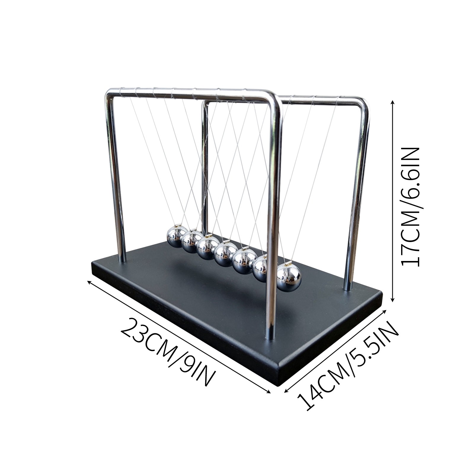 7 kulek Mechanik Krzywa Wahadł – Newton Cradle Large recenzja i cena