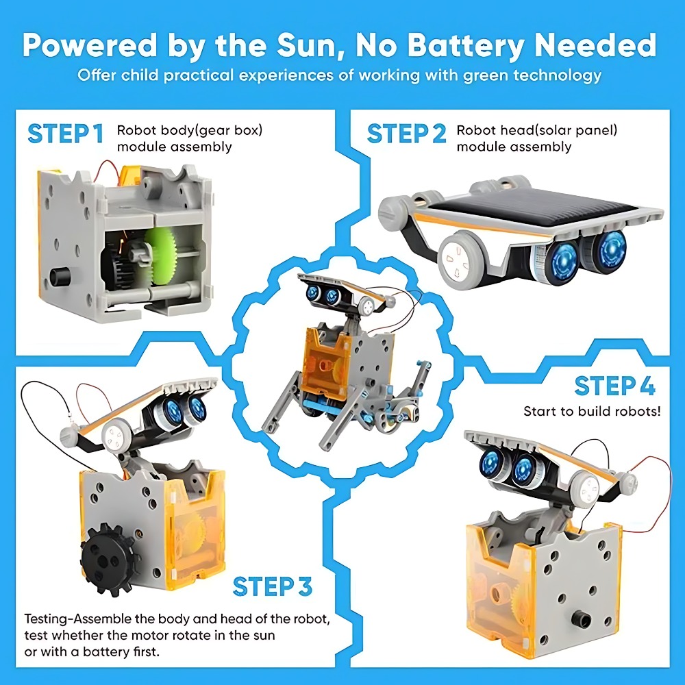 Klocki konstrukcyjne Solar Rob – Science Toys Diy recenzja i cena