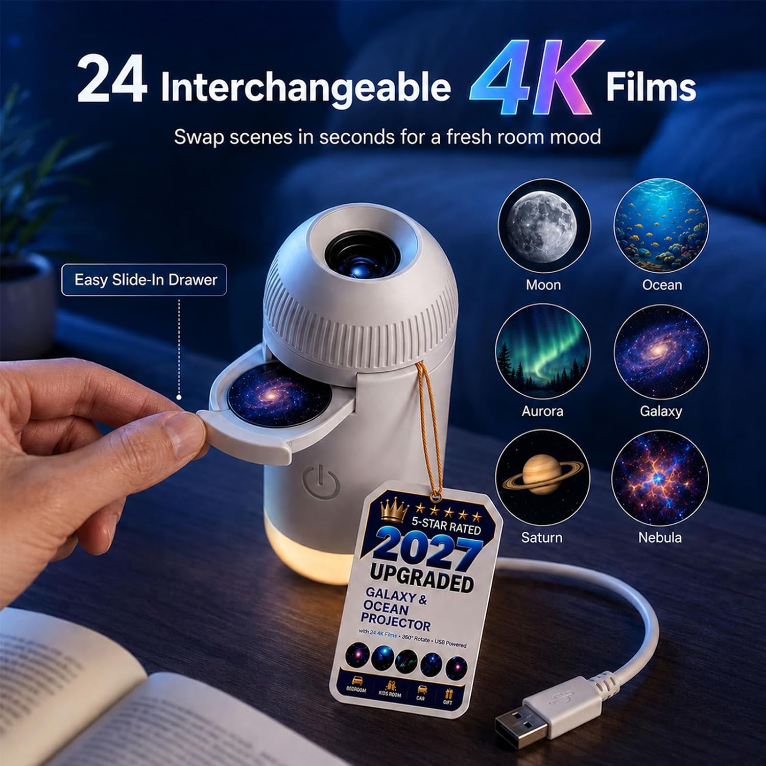 Projektor gwieździstego nieba  – Planetarium Projector Home recenzja i cena